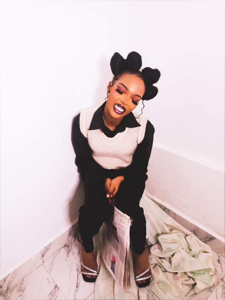 Afro-futurist hero poster by La Noir’e Da Vinci—editorial composition blending rebellion, elegance, and luxury cinematic symbolism